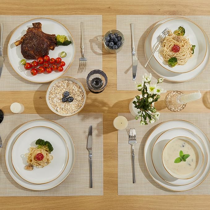 18 piece Dinnerware Sets White