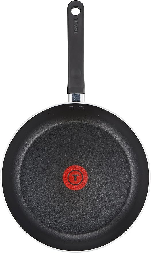 Tefal Delight 5 Piece Non Stick All hobs Compatible excluding Induction Black B470S544