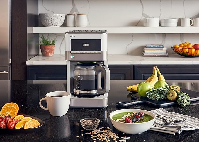 Braun KF6050WH BrewSense Drip Coffee Maker White