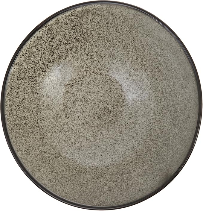 Fortessa D&ampV Ston Porcelain Dinnerware Tilt Bowl 8.5-Inch Set of 3 Mist
