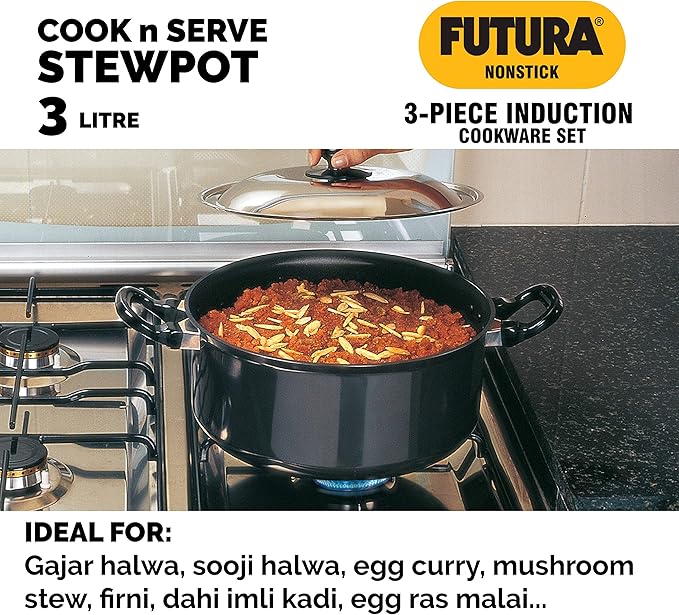 Hawkins Futura Non-Stick Induction Compatible Set 5-Pieces