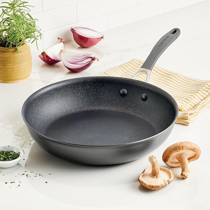 Circulon A1 Series with ScratchDefense Technology Nonstick Induction Frying Pan/Skillet 12 Inch Graphite