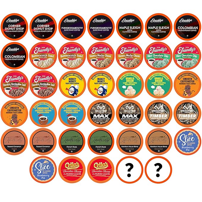 Two Rivers Coffee Mega Coffee Lovers Pods Compatible with K Cup Brewers Including 2.0 Pods Mega Coffee 40 CountTRC MS40