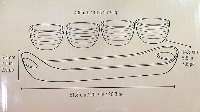 8541918913 Serving Set 5 Pieces Melamine