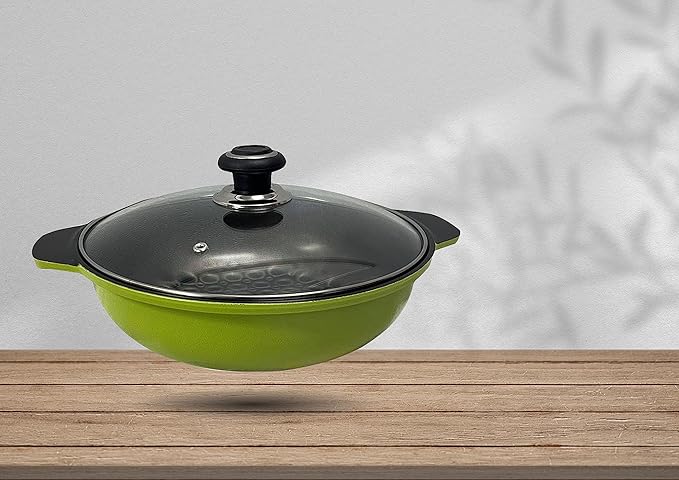 MADE IN KOREA_3D Diamond Coating Nonstick Wok Cookware 11''(28cm) Pots and pans set Kitchen cookware sets