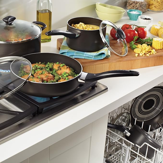 Faberware Black FARBERWARE Dishwasher Safe NONSTICK 11pce cookware Tools and bakware Set