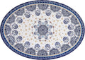 Bico Blue Talavera Ceramic 16 inch Oval Platter Microwave &amp Dishwasher Safe