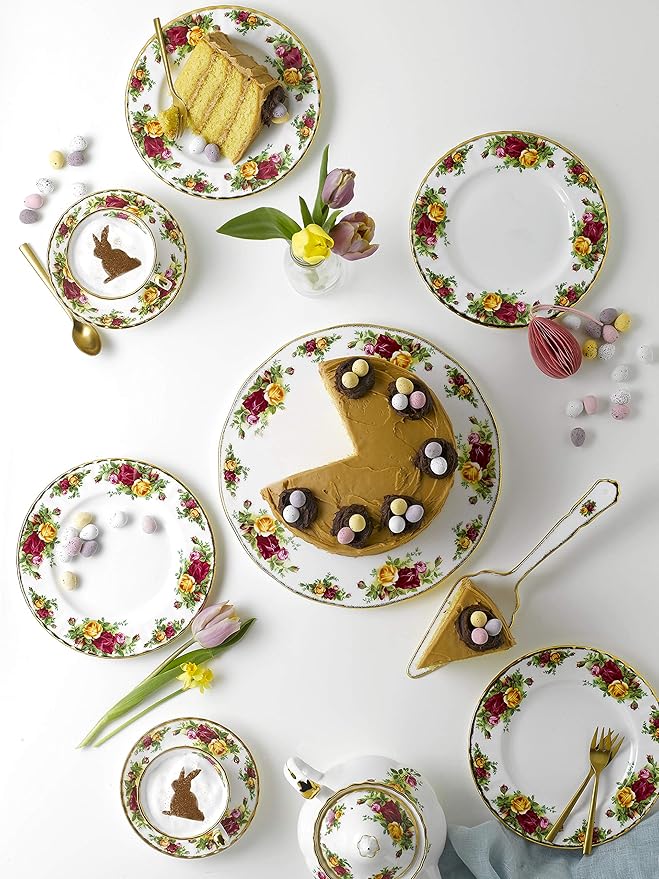 Old Country Roses Chip &amp Dip by Royal Albert