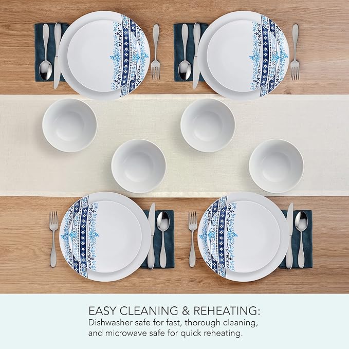 Studio Nova Michele 12 Piece Dinnerware Set Service for 4 White