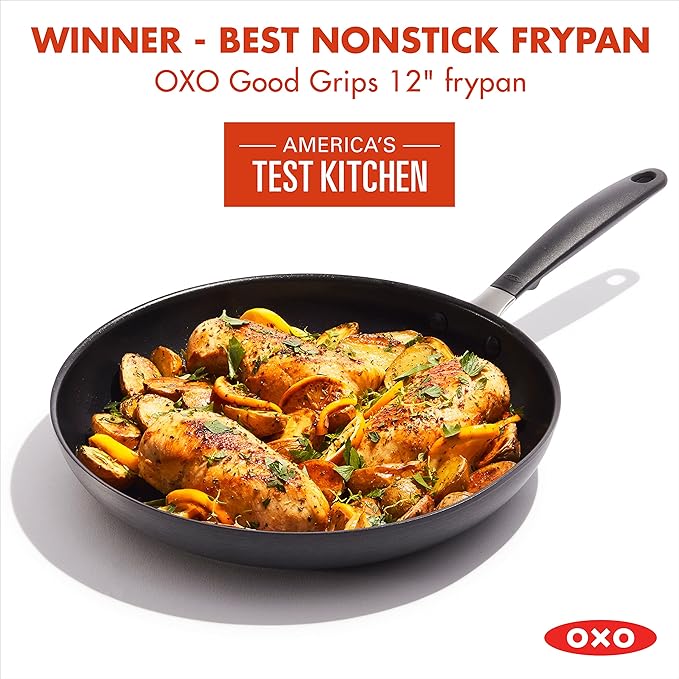 OXO Good Grips Hard Anodized PFOA-Free Nonstick 12 Frying Pan Skillet Black