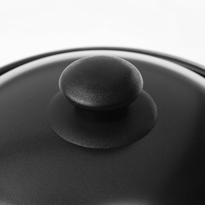 Premier Housewares Carbon Steel Belly Pan Set Black 5 Piece