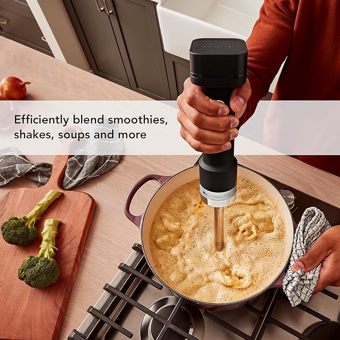 KitchenAid Go™ Cordless Hand Blender - battery sold separately KHBRV00 Black Matte