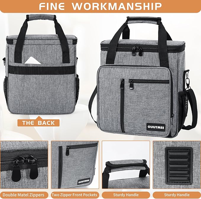 Coffee Maker Carrying Bag Compatible with Keurig K-Mini or K-Mini Plus Single Serve Coffee Brewer Portable Storage Bag with Extra Pockets Storage Tote Case With Shoulder Strap