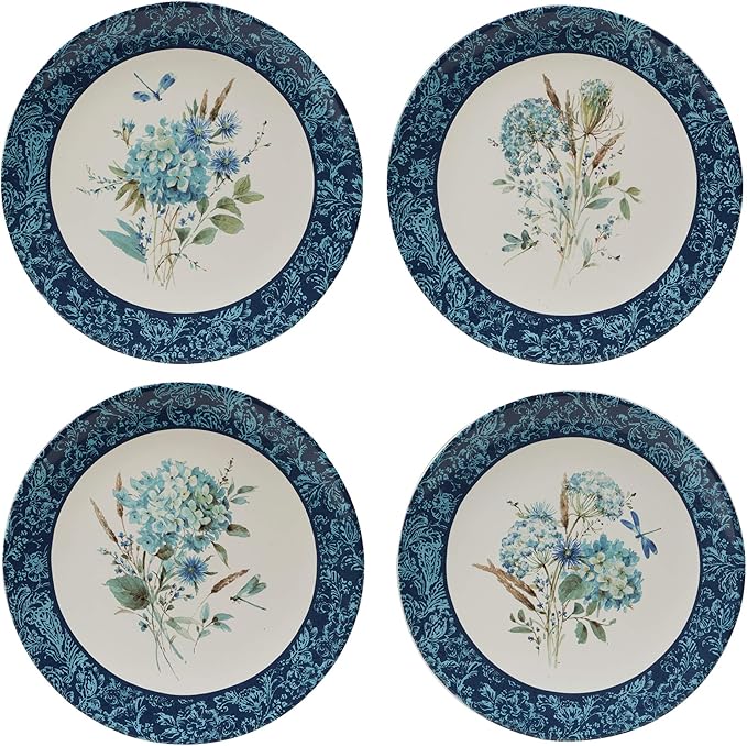 Certified International Bohemian Blue 16 pc Dinnerware Set Service for 4