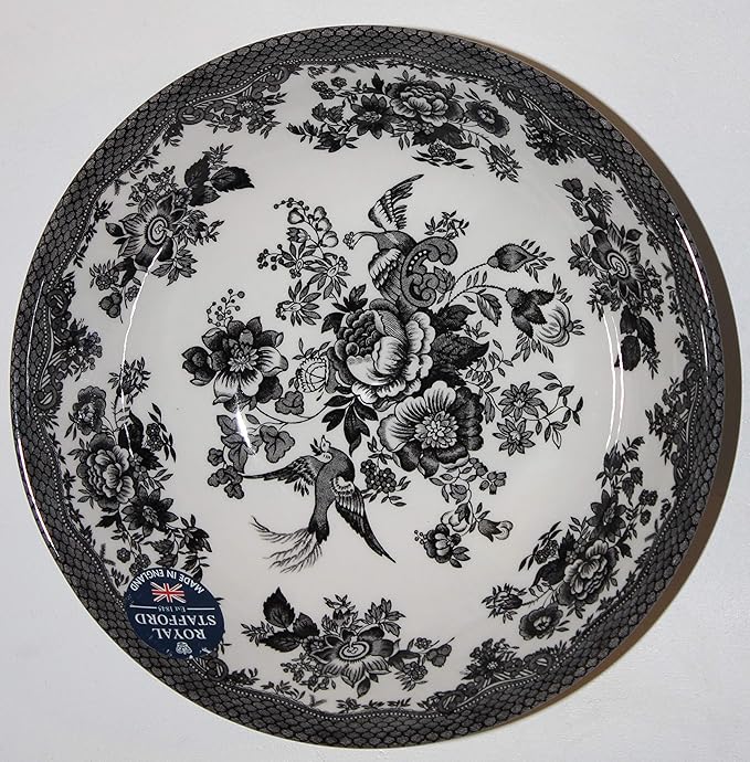 Royal Stafford Asiatic Pheasant Black Dinnerware Sets - Set of 4 (Soup/Cereal/Salad Bowls)