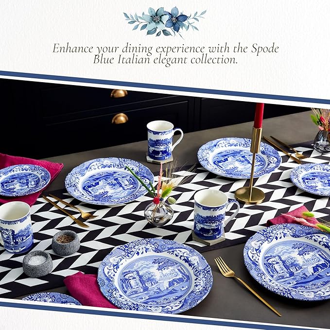 Spode Blue Italian 12 Piece Set