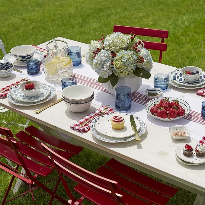 Lenox Blue Bay 12-Piece Dessert Set 10.30 LB
