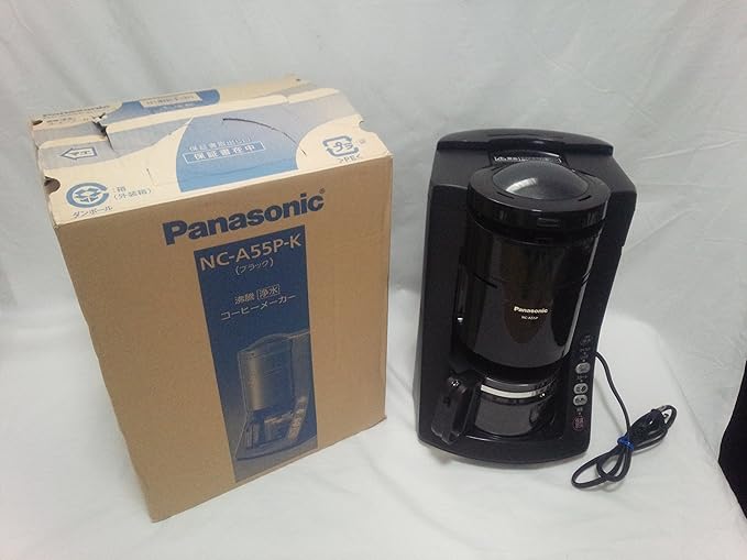 Panasonic Boiling Water Purification Coffee Maker 5 Cups of Capacity Nc-a55p-k Black