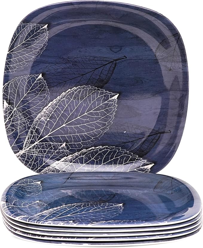 Melamine Dinner Set - Set Of 40 Blue