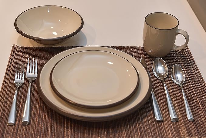 Red Vanilla Vanilla Hampshire Cream 16 Piece Dinner Set 1 White