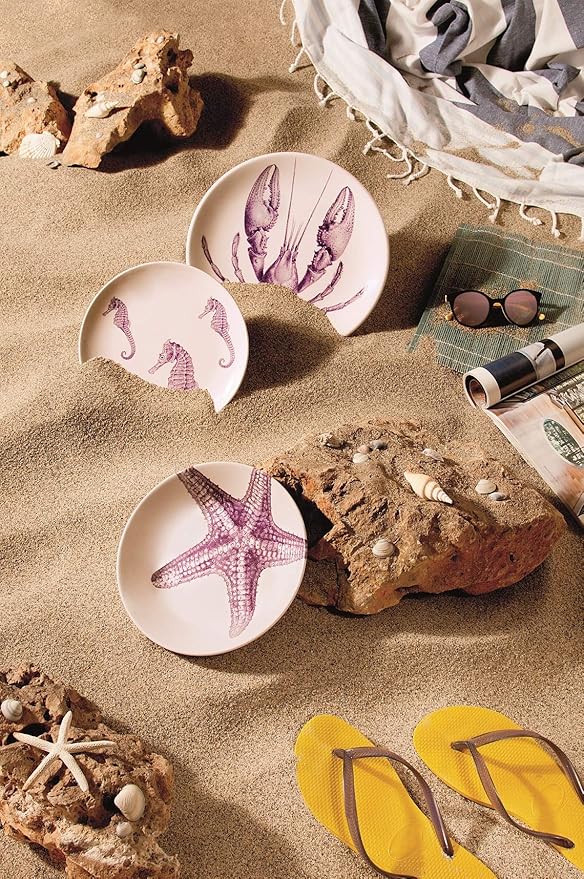 Excelsa Flora &amp Fauna Dinner Set Ceramic Multicoloured