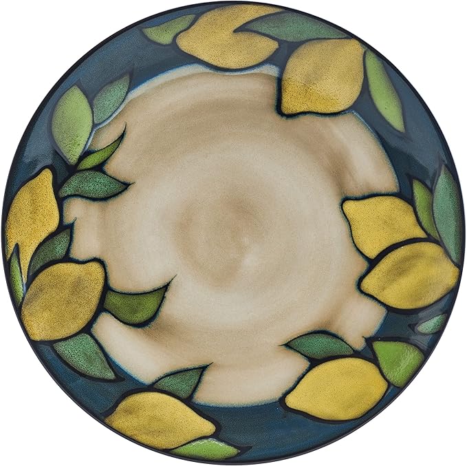 Pfaltzgraff Painted Lemons 12 Piece Dinnerware Set Service for 4
