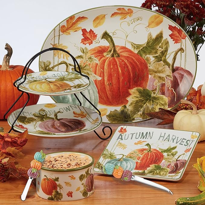 Certified International Harvest Autumn Havest 16 Pc Dinnerware Set Service for 4 Multicolor