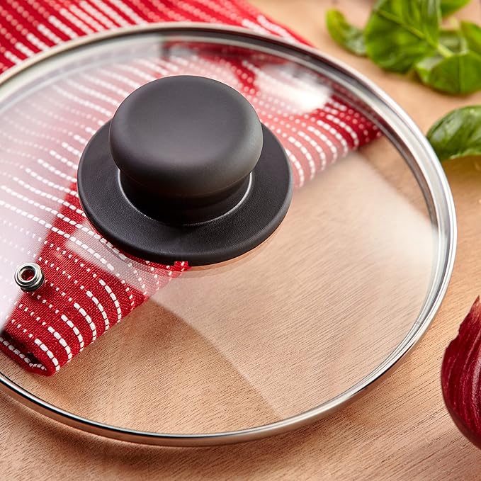 Judge Everyday 3 Piece Cookware Set Non Stick Pot Set 3-Pieces 16cm 18cm 20cm Saucepans Aluminium Pots with Heat Resistant Handles Not Suitable for Induction Hobs Compatible with All Other Hobs