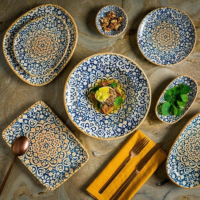 Dinnerware Set (Large) - Alhambra - 24 pieces - 6 Persons - Porcelain
