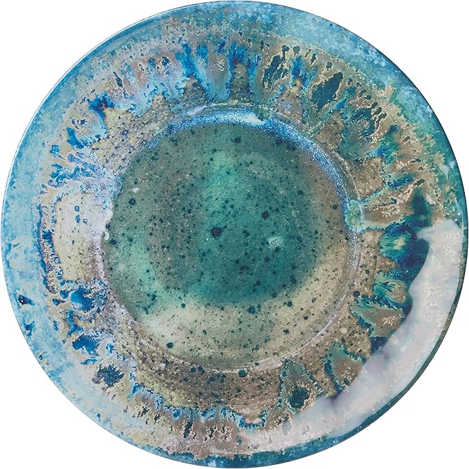 Certified International Radiance Teal Melamine 12 pc Dinnerware Set &amp Radiance Teal Melamine 11 Dinner Plate Set of 6