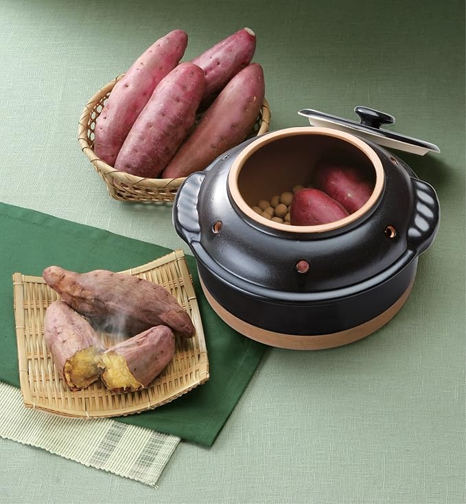Ishigaki Sangyo 3817 Hot Rice Pot with Ceramic Ball