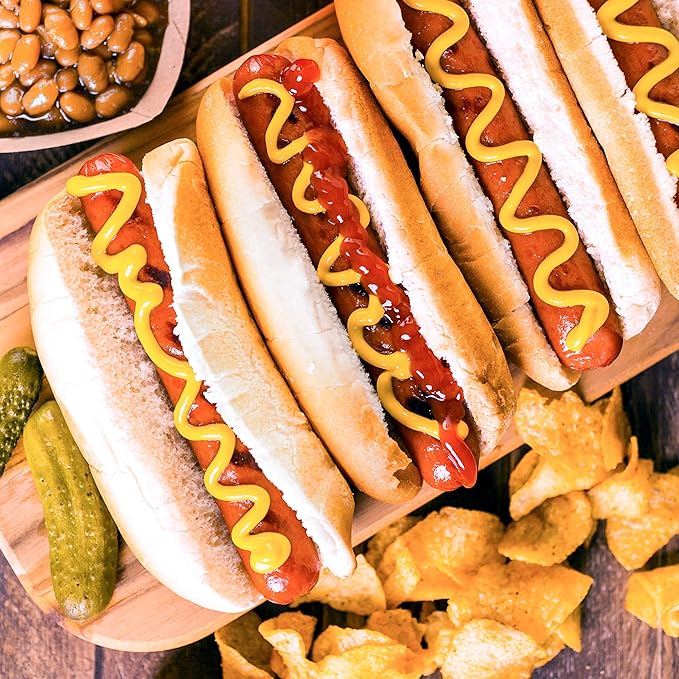 Oscar Mayer 2 Slot Hot Dog and Bun Toaster with Mini Tongs Hot Dog Toaster Works with Chicken Turkey Veggie Links Sausages and Brats Yellow