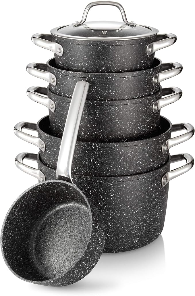 Tescoma 780310 President Stone Cookware Set of 8