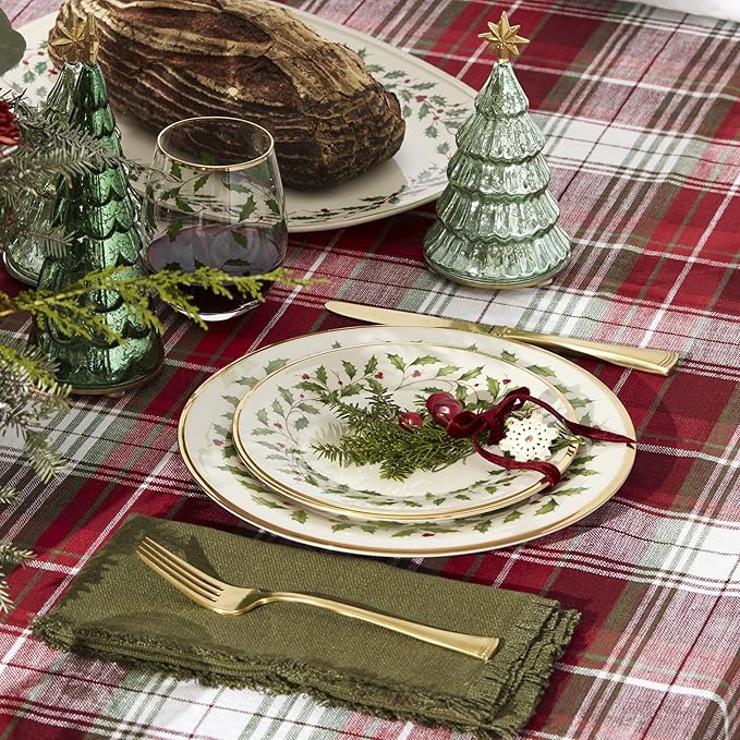 Lenox 899203 Holiday 18-Piece Dinnerware Set Service For 6