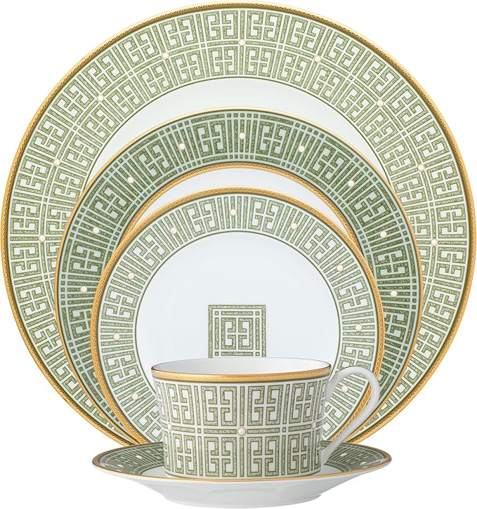 Noritake Infinity Green Gold 5-Piece Place Setting Service for 1