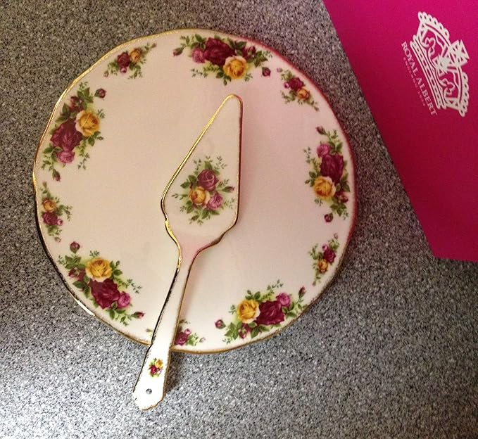 Royal Albert Old Country Roses Cake Plate &amp Server