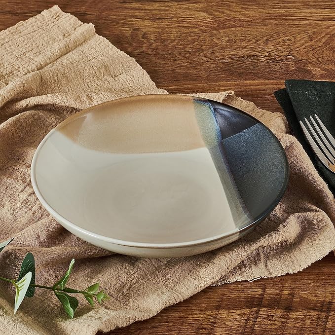 Gourmet Basics by Mikasa Caden Set of 4 Pasta Bowls 8 Inch (Pack of 4)