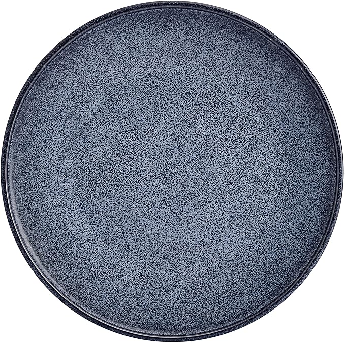 Mikasa Rylan 12 Piece Dinnerware Plate Bowl Set Service for 4 Blue