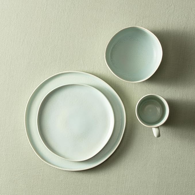Cloud Terre by Fortessa Collection No 3 Stoneware 16 Piece Dinnerware Set Service for 4 Cypress