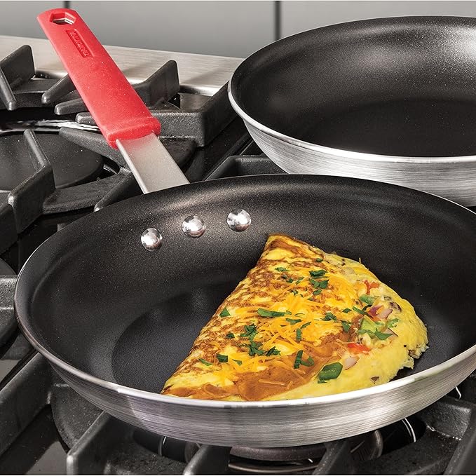 Tramontina 80116/249DS Gourmet Stainless Steel Induction-Ready Tri-Ply Clad 12-Piece Cookware Set NSF-Certified Made in Brazil &amp Professional Aluminum Nonstick Restaurant Fry Pan 10 Made in U