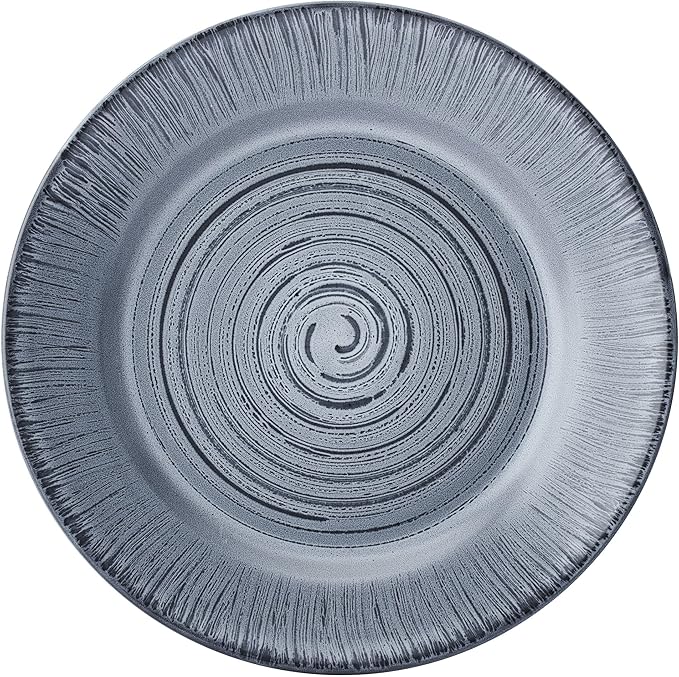 Pfaltzgraff Mystic 12 Piece Plates Bowls Dinnerware Set Service for 4 Blue